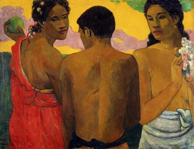 1899 - Three Tahitians