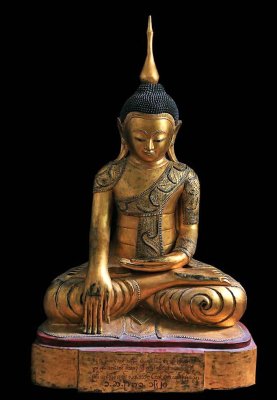 1700's - Wood Shan Burmese Buddha