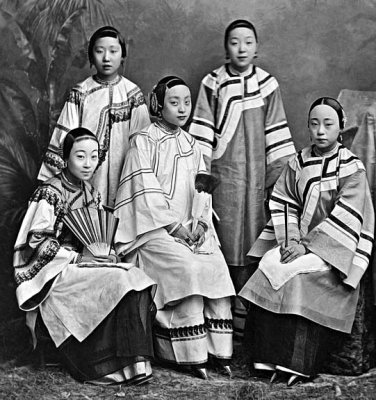 c. 1875 - Courtesans in Shanghai