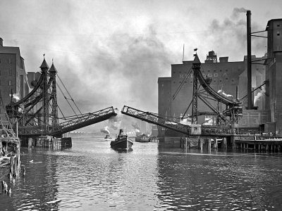 1905 - Jack-Knife Bridge, City Ship Canal
