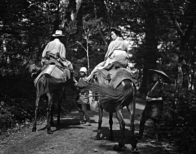1908 - On horseback