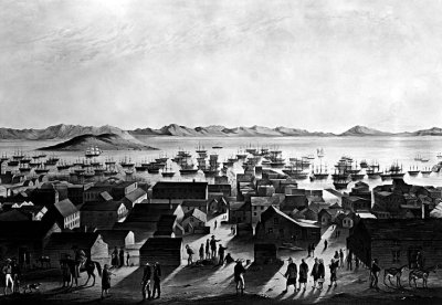 1851 - Looking toward the bay