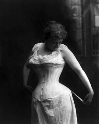 1899 - Women in a whale-boned corset