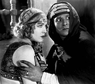 1921 - Agnes Ayres with Rudolph Valentino as The Sheik