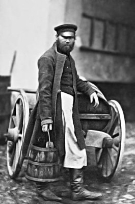 c. 1865 - Man with a pail