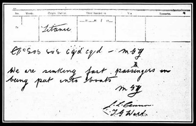 15 April 1912 - Telegram