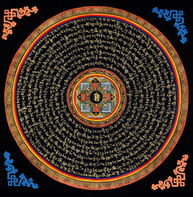Tibetan thangka painting