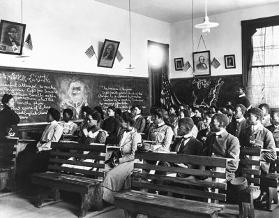 1902 - History class, Tuskegee Institute