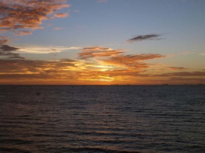 Sunset over the Gulf