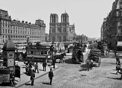 c. 1890 - Busy street