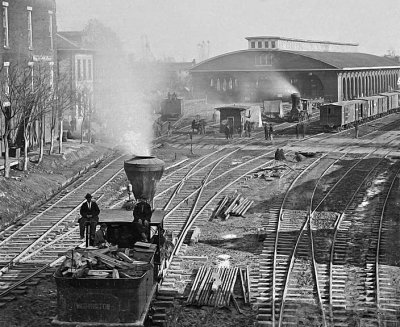 1864 - Atlanta railroad yards