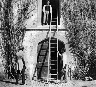 1845 - The Ladder (early photography)