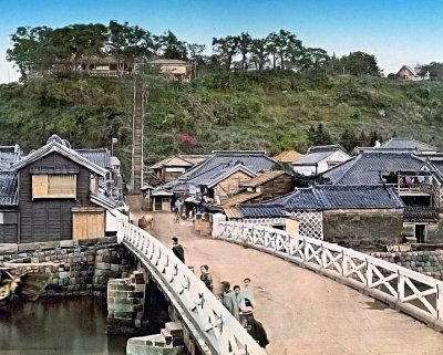 1880's - Maeda Bridge and the 100 Steps