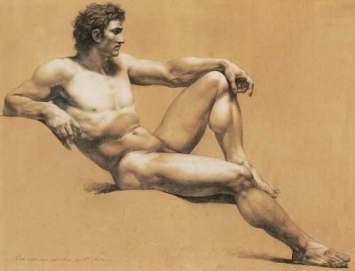 c. 1785 - Male Nude Study