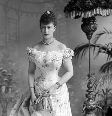 1893 - Mary of Teck shortly before her marriage to the Duke of York