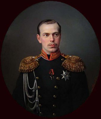 1865 - Future Tsar Alexander III as Grand Duke