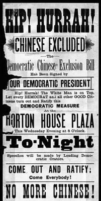 1882 - Chinese Exclusion Act