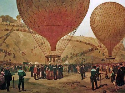 October 1870 - Escape by balloon
