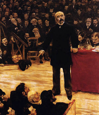 1883 - Georges Clemenceau Giving a Speech