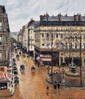 1897 - Rue Saint-Honore in the Afternoon, Effect of Rain