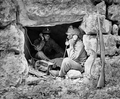 1917 - Austro-Hungarian field telephone outpost