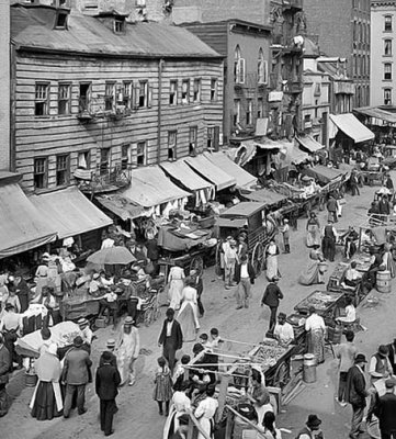 c. 1900 - Jewish market, Lower East Side