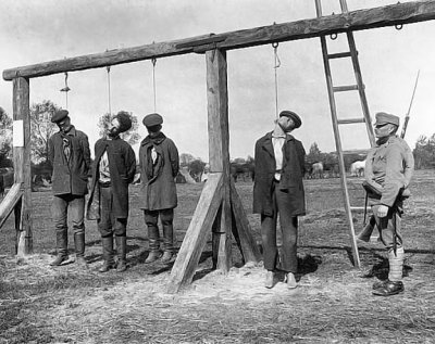 Serbian peasants executed by Austro-Hungarians