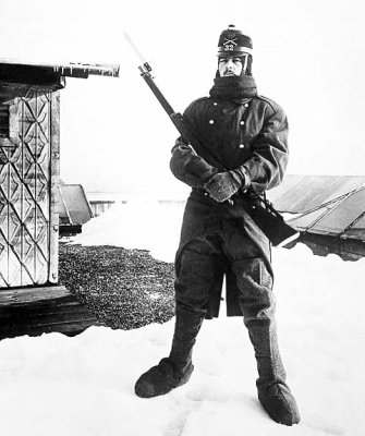25 July 1918 - Swiss soldier manning an outpost