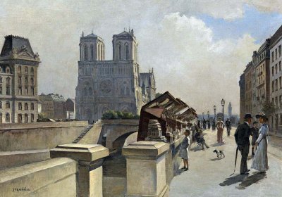 Notre Dame and Quai des Grands Augustins