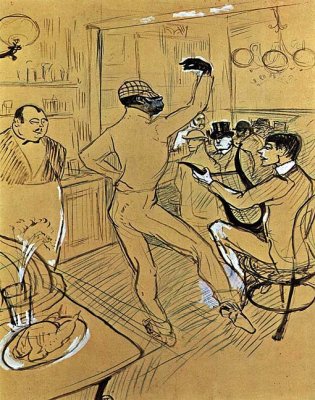 1896 - Chocolate dancing in the Irish-American Bar