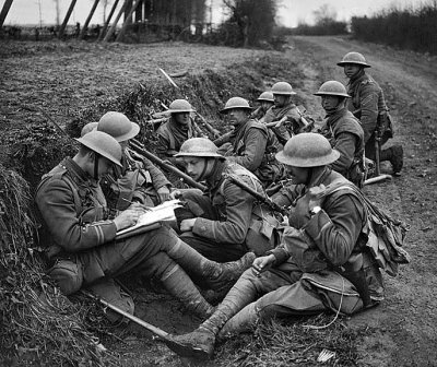 9 April 1918 - Drawing up battle plans