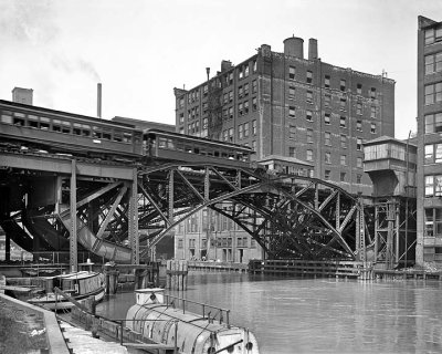 1907 - Jackknife bridge, down 