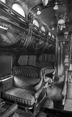 Pullman luxury traincar interior