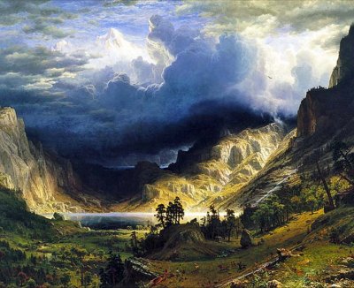 1866 - Storm in the Rocky Mountains