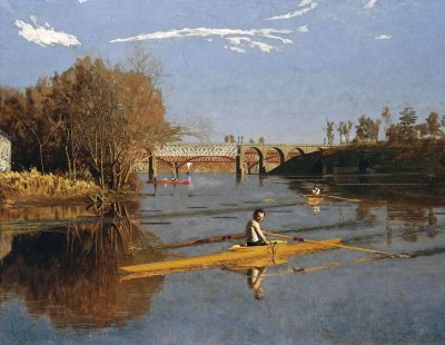 1871 - Max Schmitt in a Single Scull