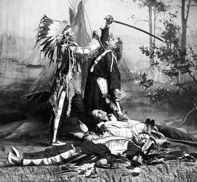 1905 - Scene of the death of General Custer