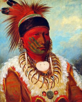 1845 - White Cloud, Head Chief of the Iowas
