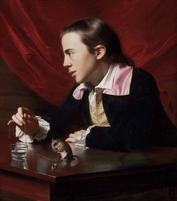 1765 - Boy with a Squirrel (Henry Pelham)