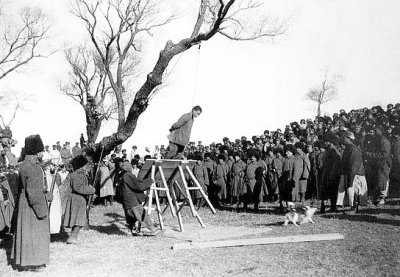 Execution of a Japanese spy