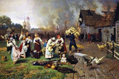 1885 - Fire in the Village