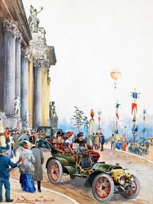 1904 - Mercedes outside the Grand Palais