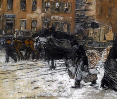 c. 1889 - Winter on 21st Street