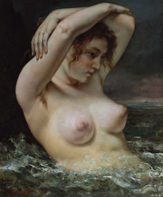 1868 - Woman in the Waves