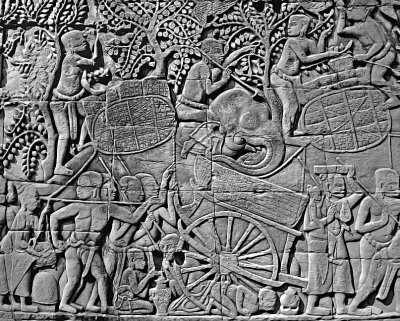 Bas relief: daily life