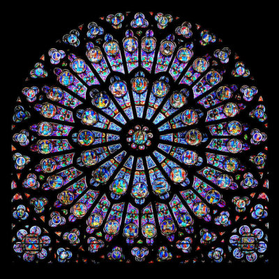 Rose Window, Cathedral of Notre Dame, c. 1260