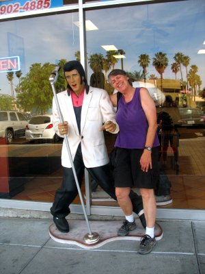 Elvis Presley statue, Sun Plaza, Palm Springs