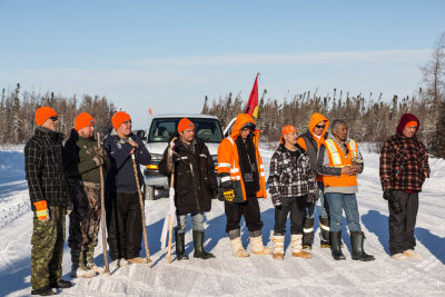 Reclaiming Our Steps: Walkers north of Moosonee 2014 January 12th
