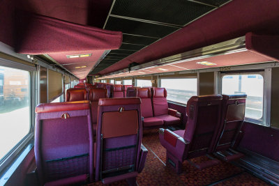 Seating in Ontario Northland Railway coach 855.