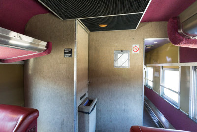 End of coach 855 interior.