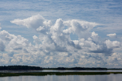 Clouds over the Moose River 2014 August 2nd